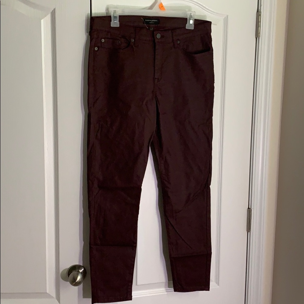 Maroon Jeans
